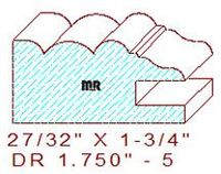 Drawer Front Moulding 1-3/4" - 5 Drawer Front Moulding 1-3/4" - 5
