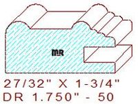 Drawer Front Moulding 1-3/4" - 50 Drawer Front Moulding 1-3/4" - 50