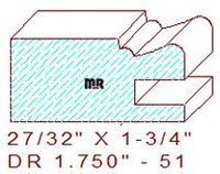 Drawer Front Moulding 1-3/4" - 51 Drawer Front Moulding 1-3/4" - 51