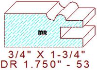 Drawer Front Moulding 1-3/4" - 53 Drawer Front Moulding 1-3/4" - 53