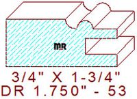 Drawer Front Moulding 1-3/4" - 53