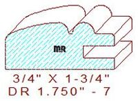 Cabinet Drawer Front 1-3/4" - 7