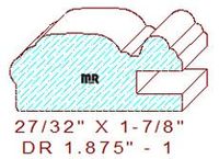 Cabinet Drawer Front 1-7/8" - 1 Cabinet Drawer Front 1-7/8" - 1