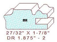 Drawer Front Moulding 1-7/8" - 2 Drawer Front Moulding 1-7/8" - 2