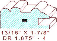 Drawer Front Moulding 1-7/8" - 4 Drawer Front Moulding 1-7/8" - 4