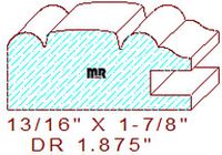 Drawer Front Moulding 1-7/8"