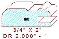 Drawer Front Moulding 2" - 1