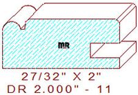 Drawer Front Moulding 2" - 11 Drawer Front Moulding 2" - 11