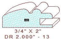 Drawer Front Moulding 2" - 13 Drawer Front Moulding 2" - 13