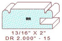 Drawer Front Moulding 2" - 15 Drawer Front Moulding 2" - 15