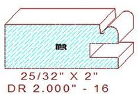 Cabinet Door Moulding 2" - 16 Cabinet Door Moulding 2" - 16