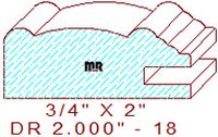 Drawer Front Moulding 2" - 18