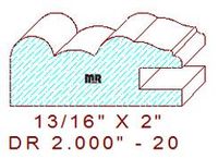 Drawer Front Moulding 2" - 20 