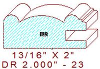 Drawer Front Moulding 2" - 23 Drawer Front Moulding 2" - 23