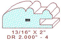 Drawer Front Moulding 2" - 4