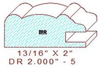 Drawer Front Moulding 2" - 5 Drawer Front Moulding 2" - 5