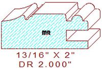 Drawer Front Moulding 2" Drawer Front Moulding 2"
