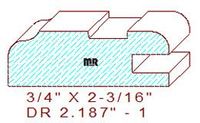 Cabinet Door Moulding 2-3/16" - 1 Cabinet Door Moulding 2-3/16" - 1