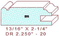 Cabinet Door Moulding 2-1/4" - 20 Cabinet Door Moulding 2-1/4" - 20