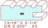 Cabinet Door Moulding 2-1/4" - 23 Cabinet Door Moulding 2-1/4" - 23