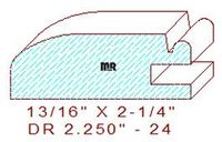 Drawer Front Moulding 2-1/4" - 24 Drawer Front Moulding 2-1/4" - 24