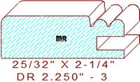 Cabinet Door Moulding 2-1/4" - 3 Cabinet Door Moulding 2-1/4" - 3