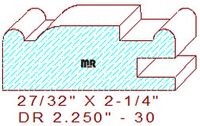Cabinet Door Moulding 2-1/4" - 30 Cabinet Door Moulding 2-1/4" - 30