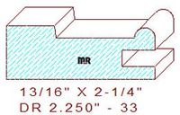 Cabinet Door Moulding 2-1/4" - 33 Cabinet Door Moulding 2-1/4" - 33