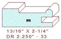 Cabinet Door Moulding 2-1/4" - 33 