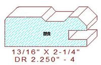 Drawer Front Moulding 2-1/4" - 4 Drawer Front Moulding 2-1/4" - 4