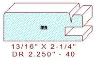 Cabinet Door Moulding 2-1/4" - 40