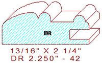 Drawer Front Moulding 2-1/4" - 42