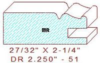 Drawer Front Moulding 2-1/4" - 51