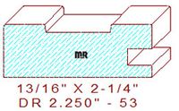 Drawer Front Moulding 2-1/4" - 53 Drawer Front Moulding 2-1/4" - 53