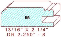 Drawer Front Moulding 2-1/4" - 8