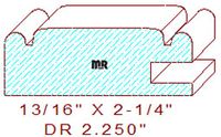 Cabinet Door Moulding 2-1/4" Cabinet Door Moulding 2-1/4"