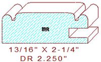 Cabinet Door Moulding 2-1/4"