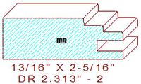 Door Rail Moulding 2-5/16" - 2