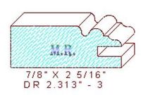 Cabinet Door Moulding 2-5/16" - 3 Cabinet Door Moulding 2-5/16" - 3