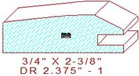 Cabinet Door/Drawer Front 2-3/8" - 1