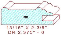 Drawer Front Moulding 2-3/8" Drawer Front Moulding 2-3/8"
