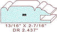 Cabinet Door Moulding 2-7/16" Cabinet Door Moulding 2-7/16"