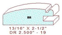 Cabinet Door Moulding 2-1/2" - 19 Cabinet Door Moulding 2-1/2" - 19