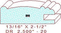 Cabinet Door Moulding 2-1/2" - 20
