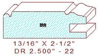 Cabinet Door Moulding 2-1/2" - 22 Cabinet Door Moulding 2-1/2" - 22