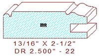 Cabinet Door Moulding 2-1/2" - 22