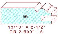 Cabinet Door Moulding 2-1/2" - 5 Cabinet Door Moulding 2-1/2" - 5