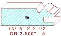 Cabinet Door Moulding 2-1/2" - 5