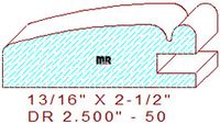 Cabinet Door Moulding 2-1/2" - 50 Cabinet Door Moulding 2-1/2" - 50