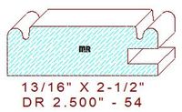 Cabinet Door Moulding 2-1/2" - 54 Cabinet Door Moulding 2-1/2" - 54